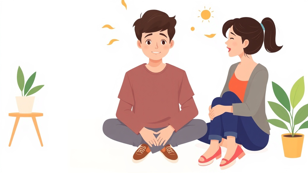 Conceptual diagram showing how mental Health In Autistic Teenagers works in practice