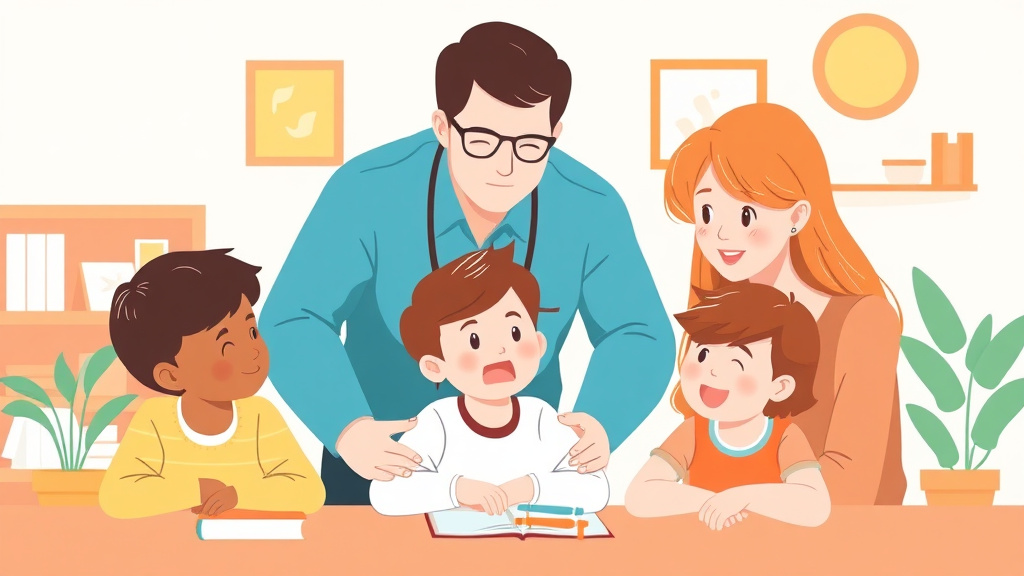 Conceptual diagram showing how paraprofessional Support For Autistic Students works in practice