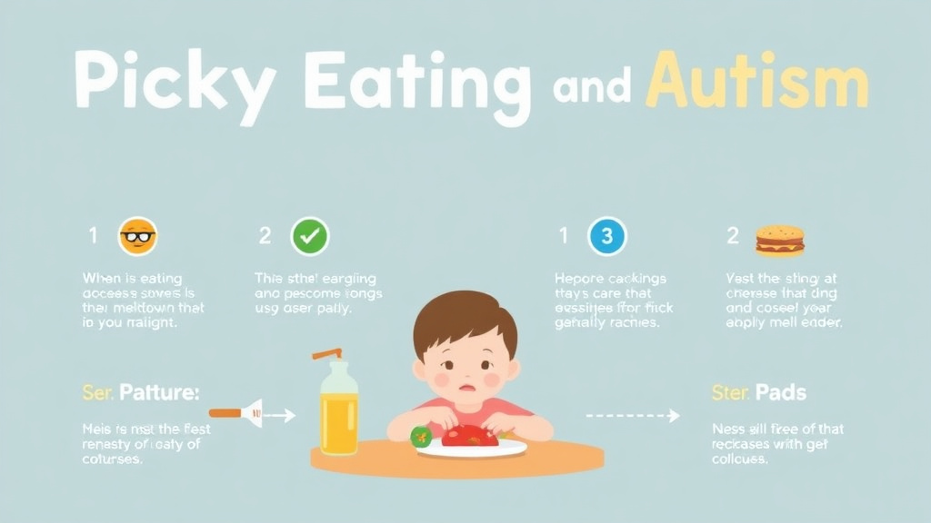 Practical checklist visual for picky Eating And Autism