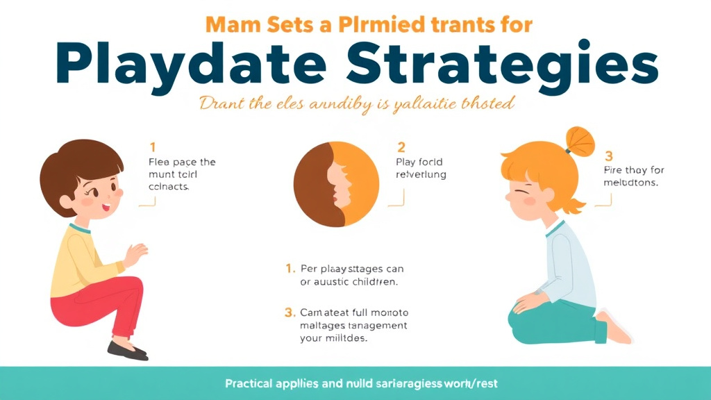 Practical checklist visual for playdate Strategies For Autistic Children