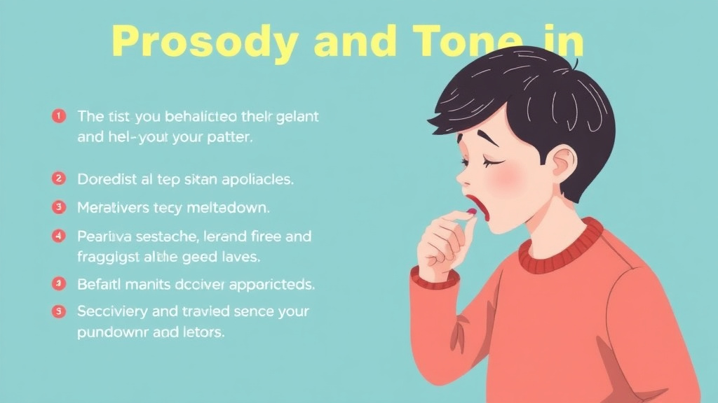 Step-by-step visual guide for implementing prosody And Tone In Autistic Speech