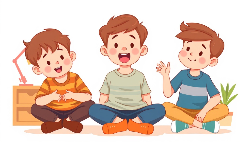 A professional illustration depicting puberty In Autistic Boys