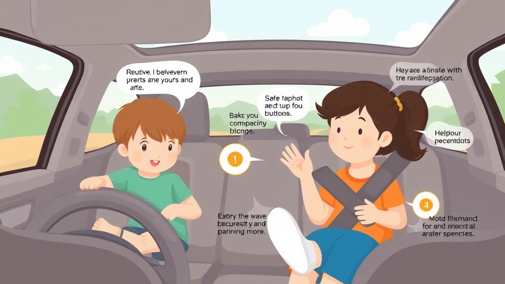 Step-by-step visual guide for implementing road Trips With Autistic Children