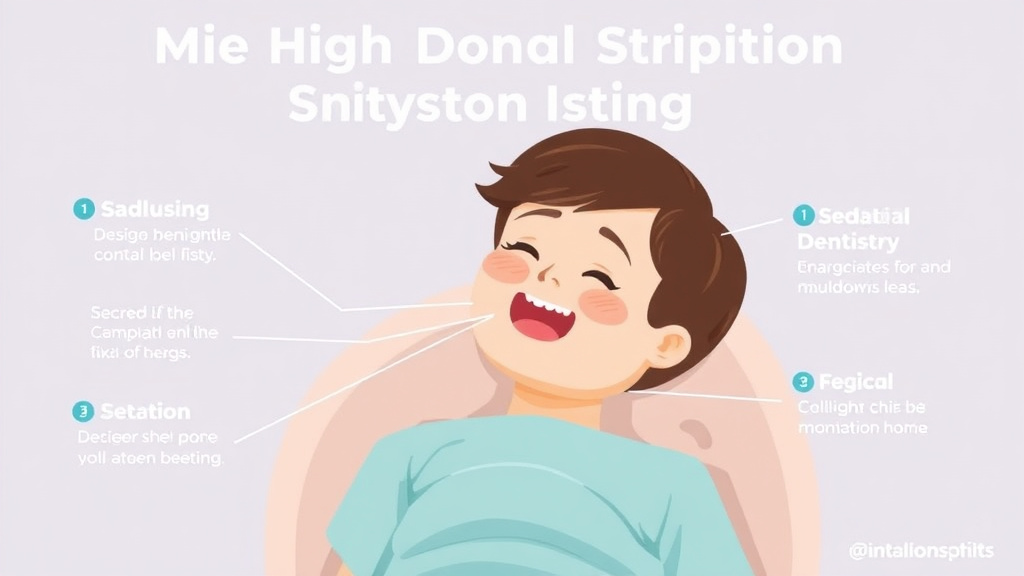 Process flow illustration for putting sedation Dentistry For Autistic Children into action