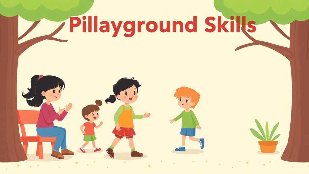 Clear illustration of social Stories For Playground Skills with supporting details