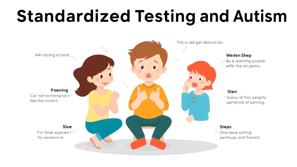 Step-by-step visual guide for implementing standardized Testing And Autism