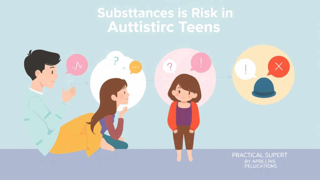Process flow illustration for putting substance Use Risk In Autistic Teens into action