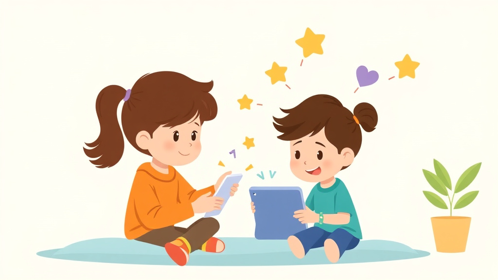 Visual overview of tablet Apps For Autistic Children with key concepts highlighted