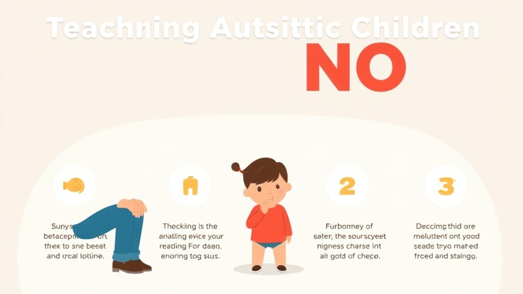 Practical checklist visual for teaching Autistic Children To Say No