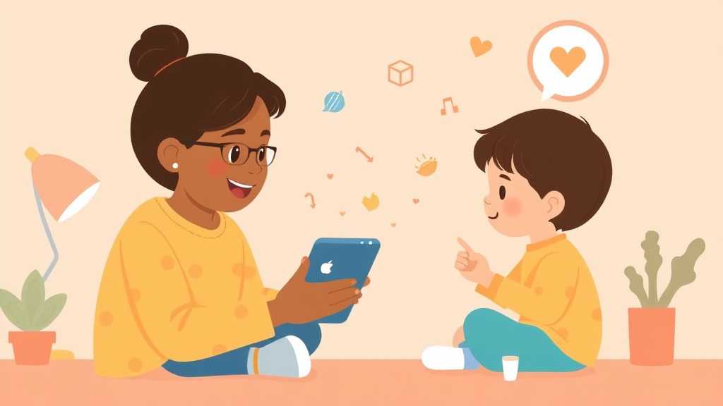 Educational graphic covering the essentials of technology Tools For Autistic Communication