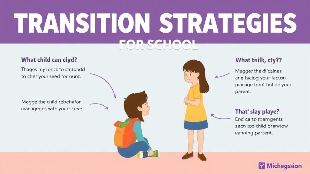 Real-world application diagram for transition Strategies For School