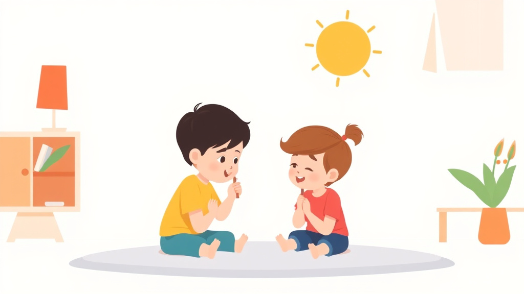 Detailed visual representation of nonverbal Communication In Autism