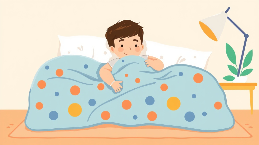 Clear illustration of weighted Blankets For Autistic Children with supporting details