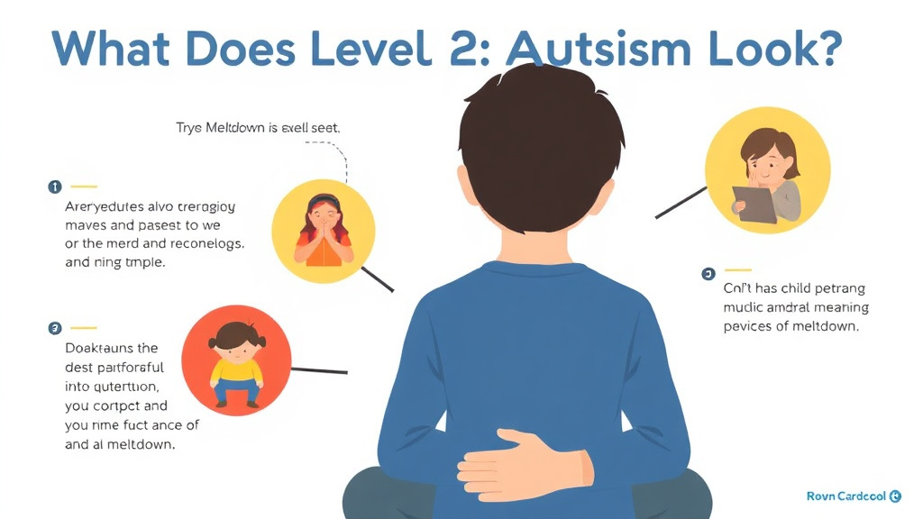 Process flow illustration for putting what Does Level 2 Autism Look Like into action