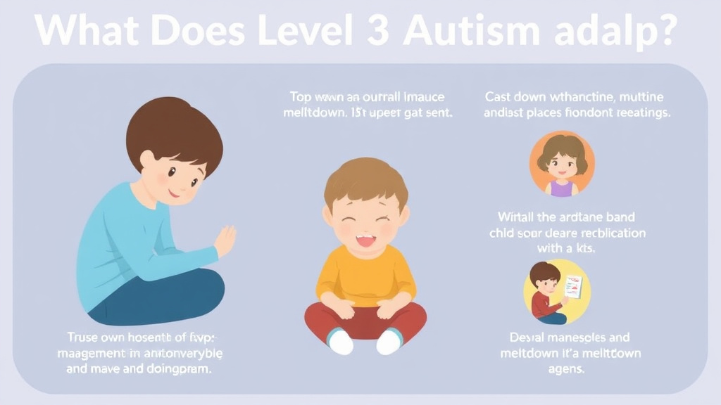 Real-world application diagram for what Does Level 3 Autism Look Like