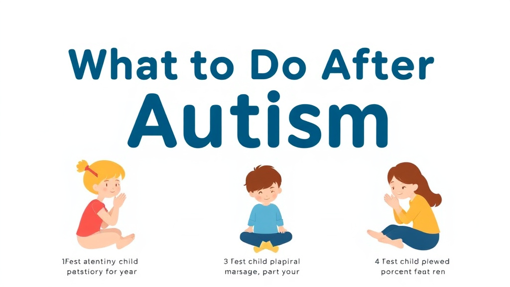 Practical checklist visual for what To Do After Autism Diagnosis