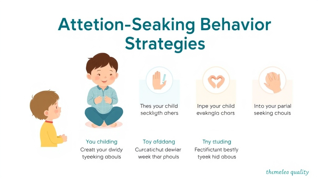 Process flow illustration for putting attention Seeking Behavior Strategies into action