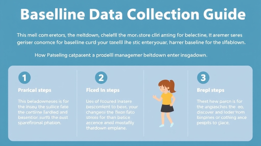 Process flow illustration for putting baseline Data Collection Guide into action