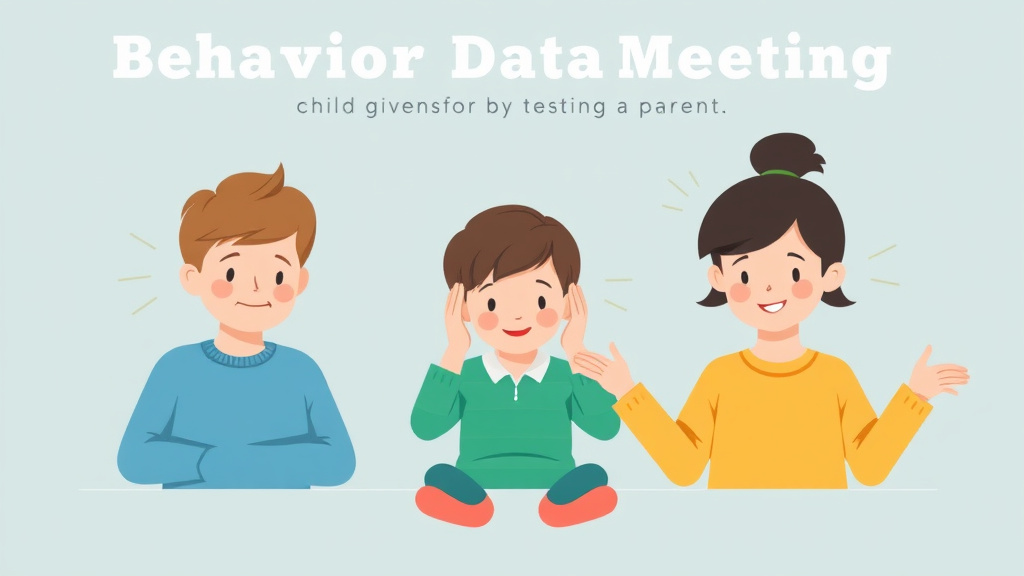 Practical workflow diagram for behavior Data For Iep Meetings