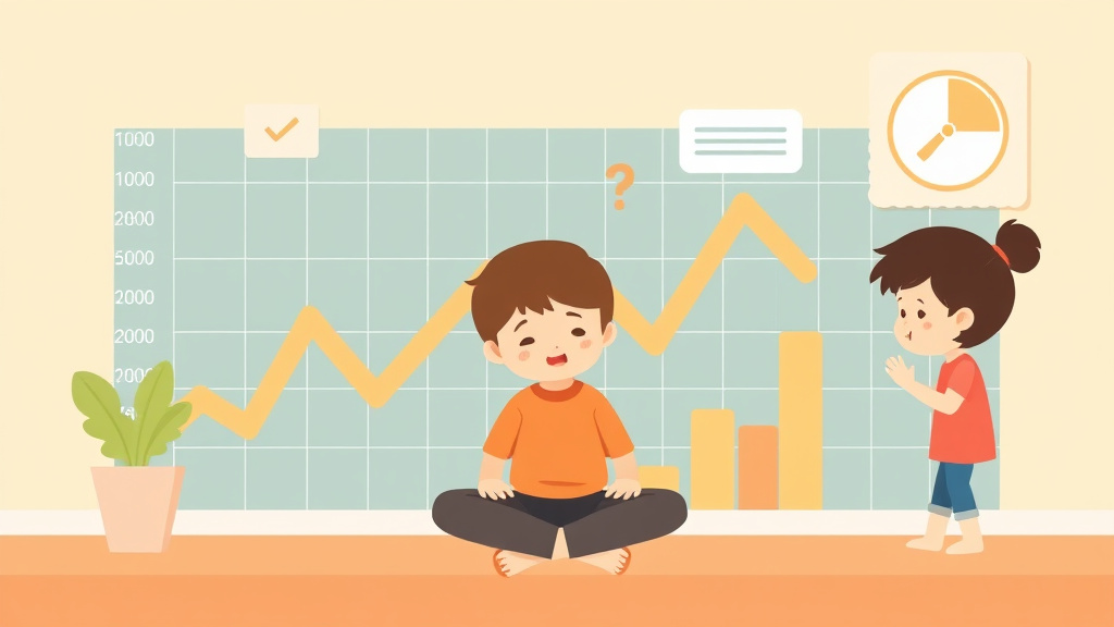 A professional illustration depicting behavior Data Graphing For Parents