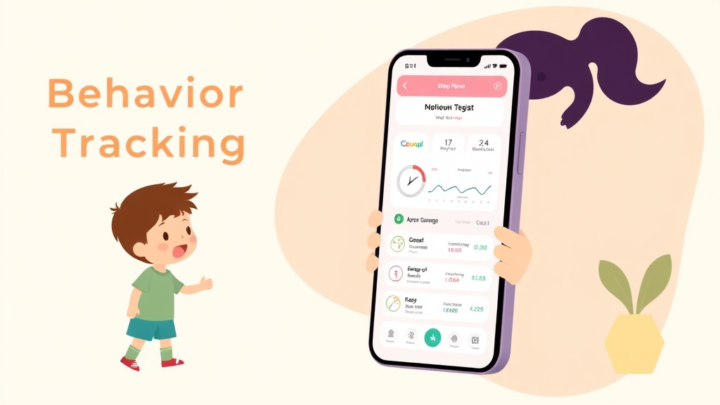 Illustration breaking down the fundamentals of behavior Tracking Apps For Parents