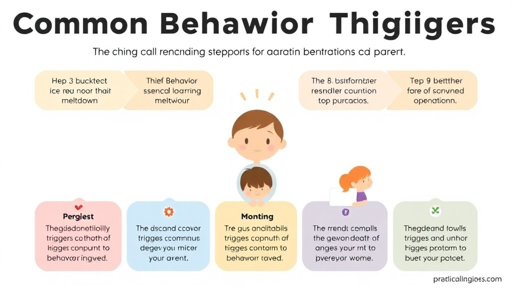 Practical workflow diagram for common Behavior Triggers In Children