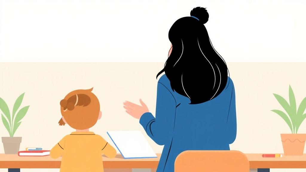 Conceptual diagram showing how communicating With Teachers About Behavior works in practice