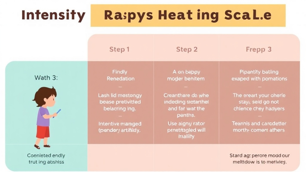 Practical checklist visual for intensity Rating Scales For Behavior