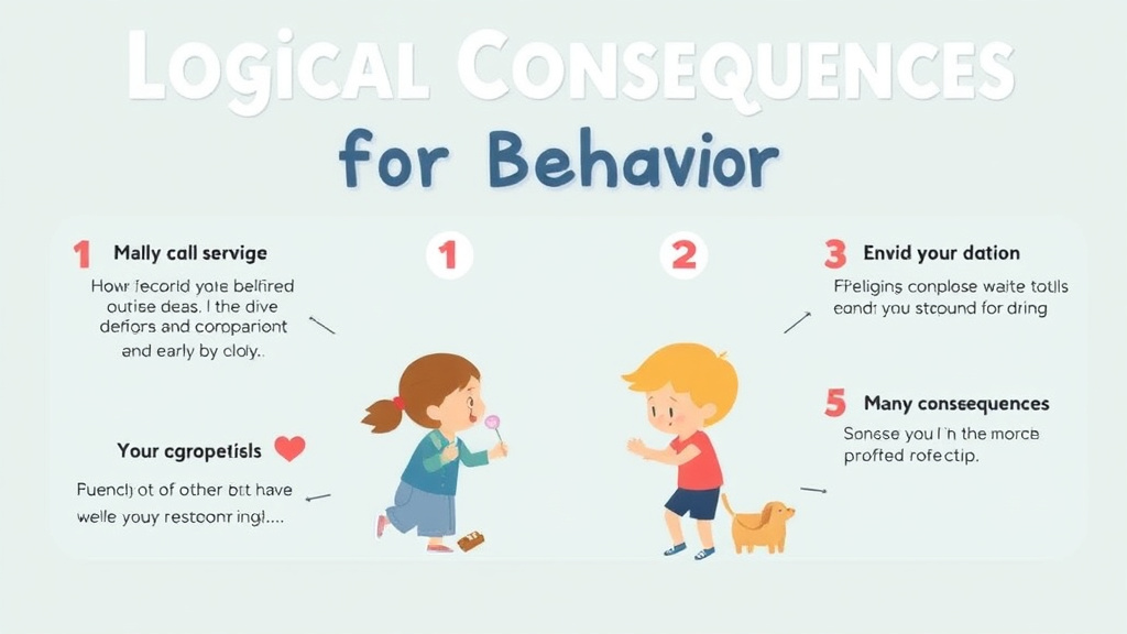 Step-by-step visual guide for implementing logical Consequences For Behavior