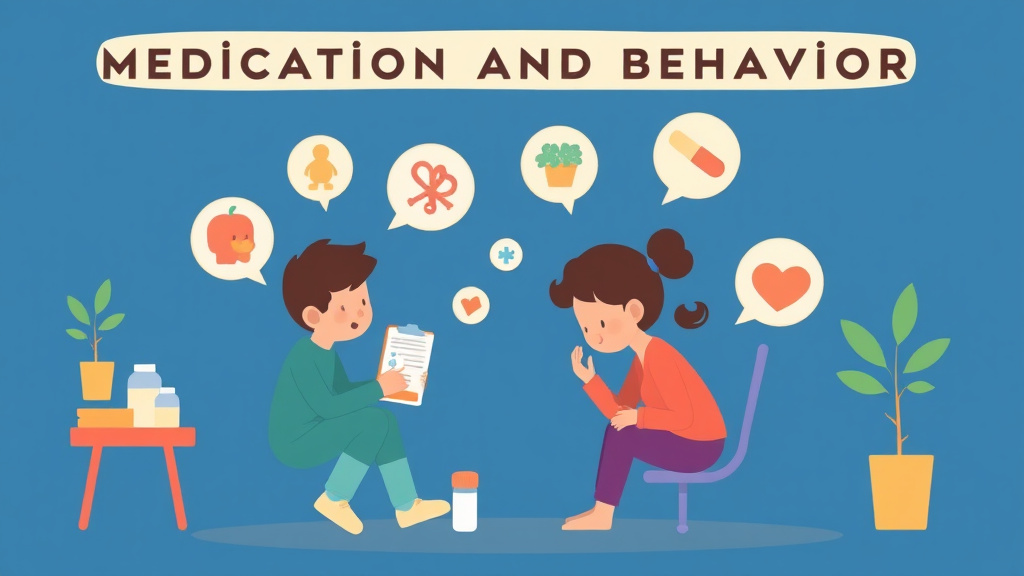 Conceptual diagram showing how medication And Behavior Tracking works in practice