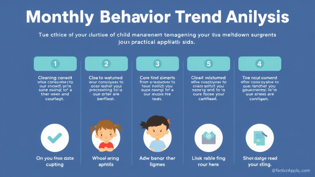Real-world application diagram for monthly Behavior Trend Analysis
