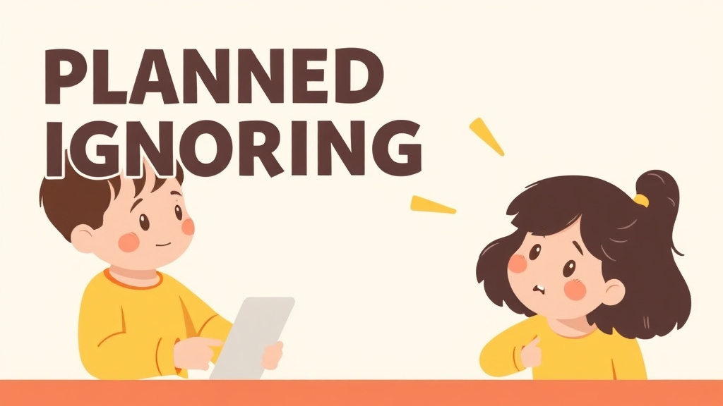 A professional illustration depicting planned Ignoring When To Use