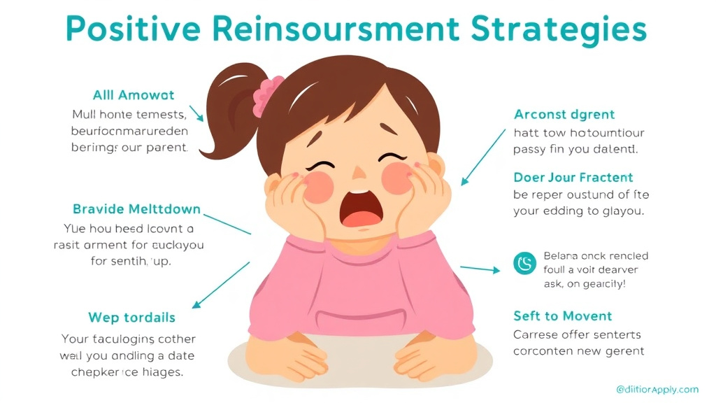 Action-oriented illustration showing how to apply positive Reinforcement Strategies