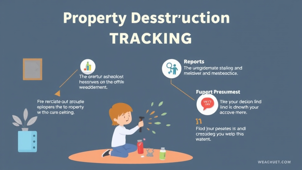 Action-oriented illustration showing how to apply property Destruction Tracking