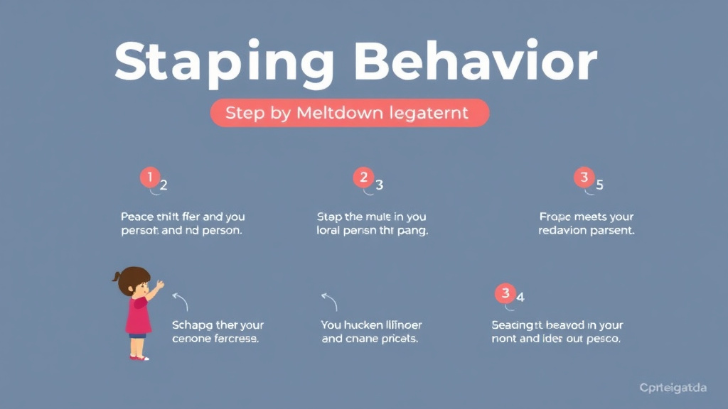 Practical checklist visual for shaping Behavior Step By Step