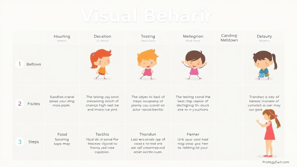 Step-by-step visual guide for implementing visual Behavior Charts For Children