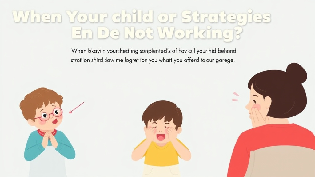 Practical workflow diagram for when Behavior Strategies Are Not Working