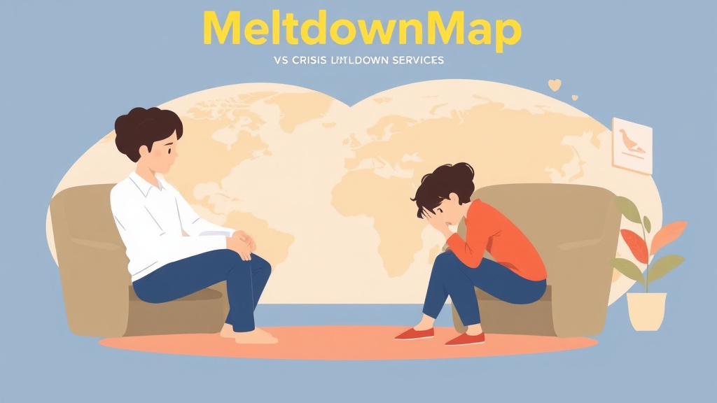 An informative visual explaining meltdownmap Vs Crisis Intervention Services for beginners and professionals