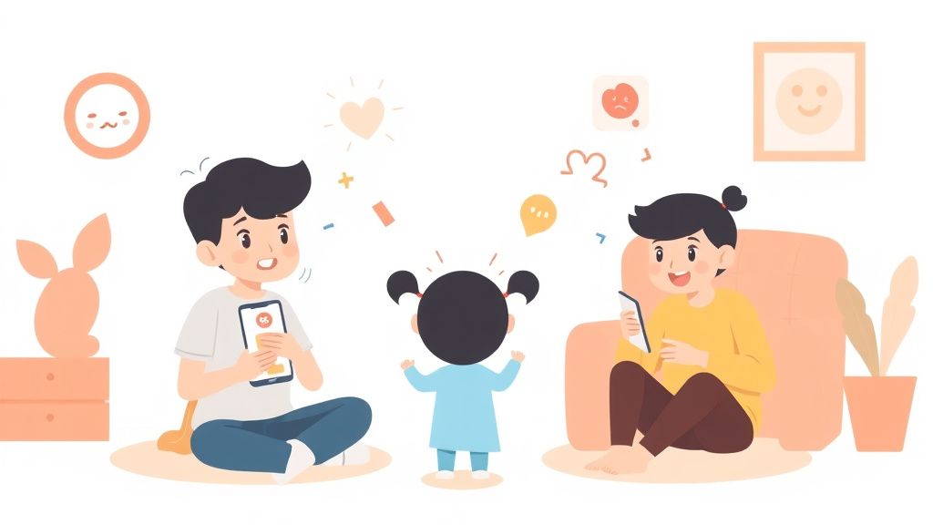 A professional illustration depicting meltdownmap Vs Generic Parenting Apps