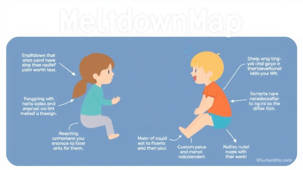 Practical checklist visual for meltdownmap Vs Occupational Therapy Alone