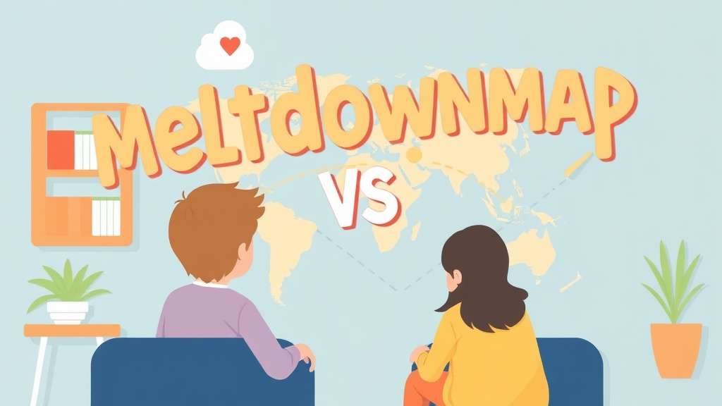 Conceptual diagram showing how meltdownmap Vs Parent Coaching Services works in practice