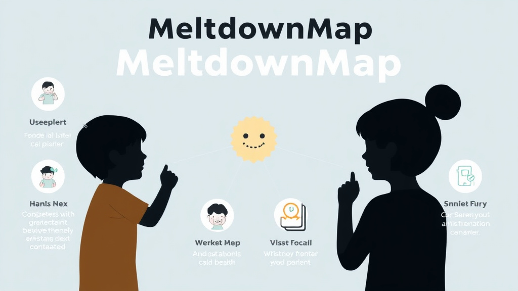 Action-oriented illustration showing how to apply meltdownmap Vs Social Skills Apps