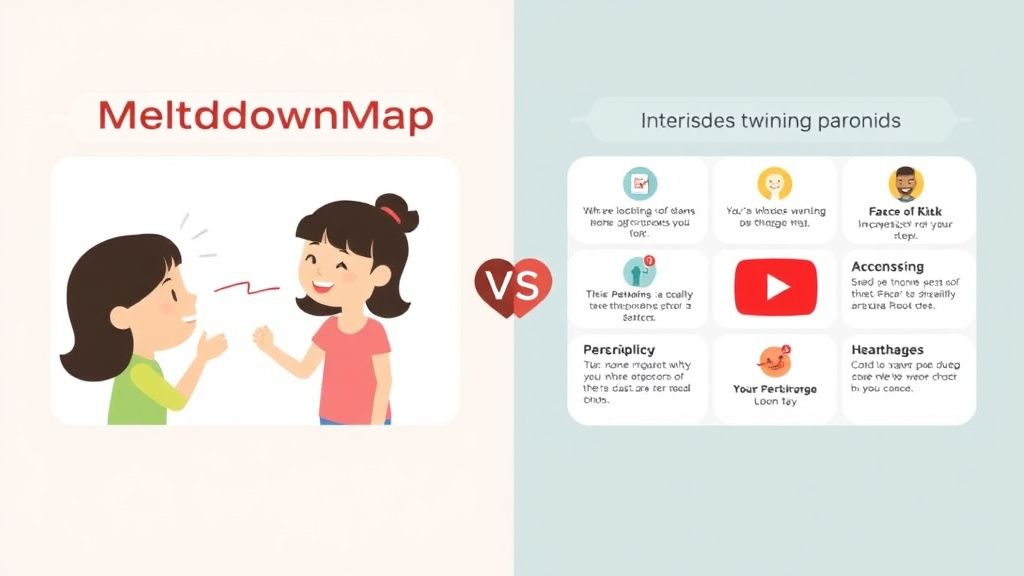 Hands-on guide visualization for meltdownmap Vs Youtube Parenting Advice