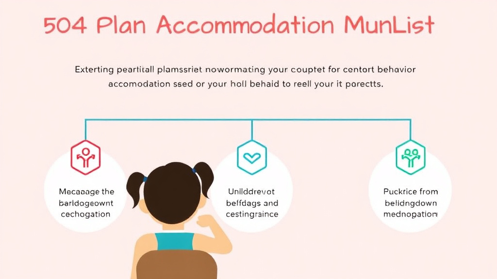 Practical checklist visual for 504 Plan Accommodations List