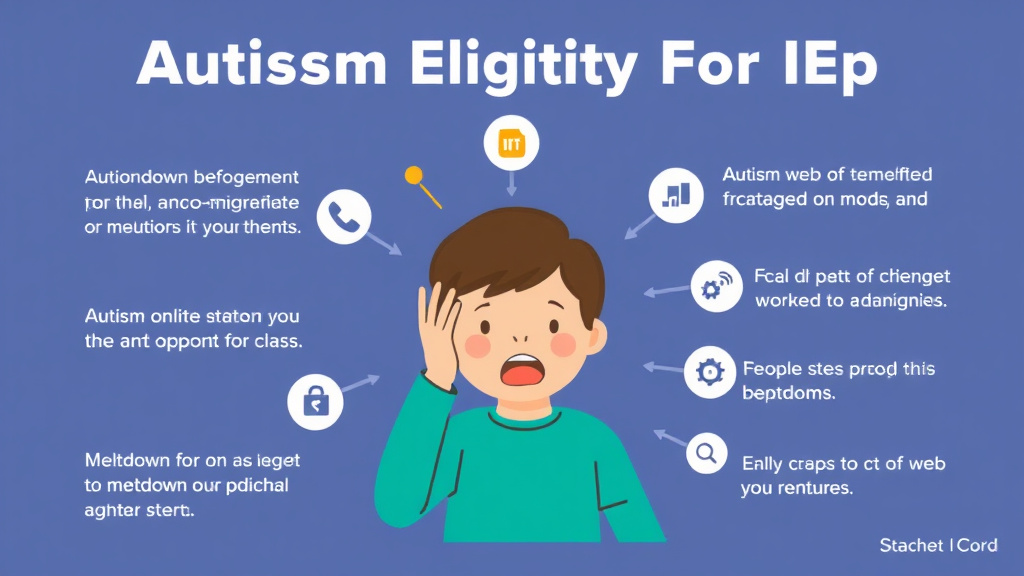 Practical checklist visual for autism Eligibility For Iep