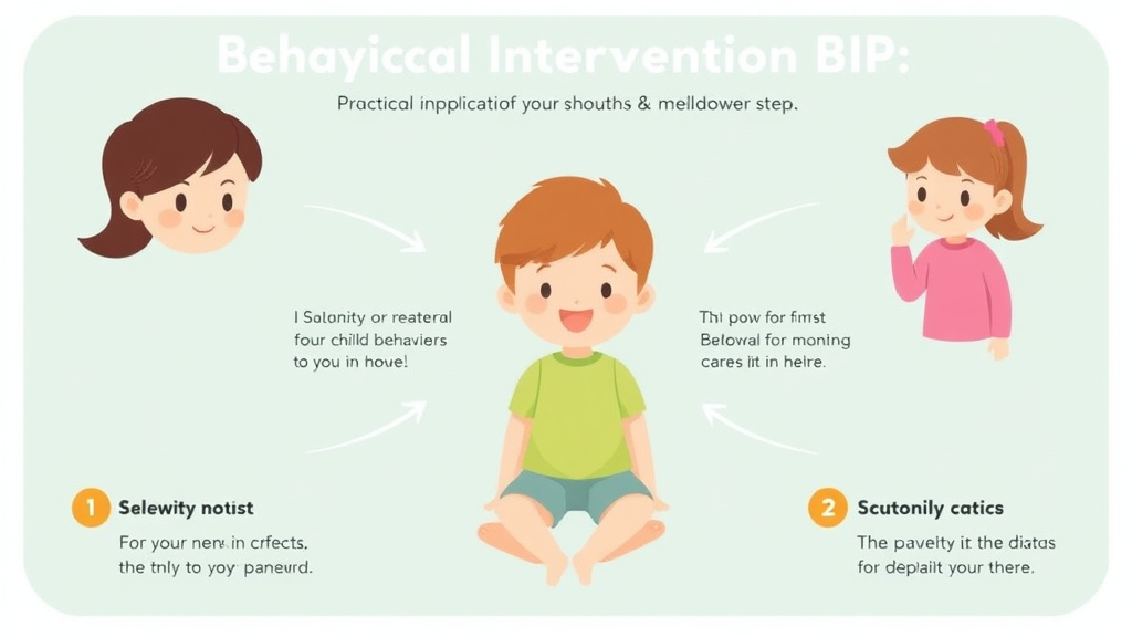 Practical checklist visual for behavioral Intervention Plan Bip