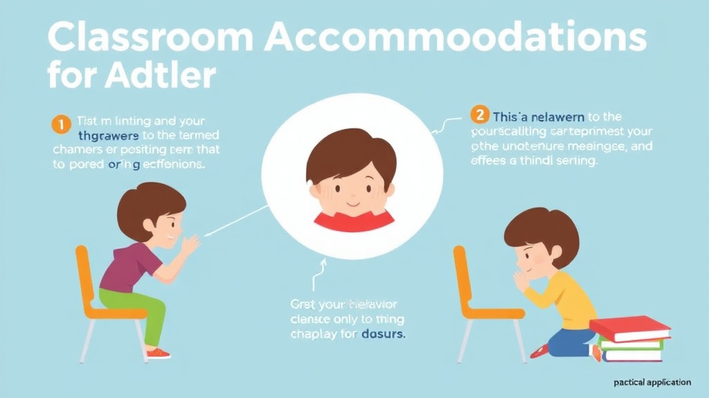 Real-world application diagram for classroom Accommodations For Adhd