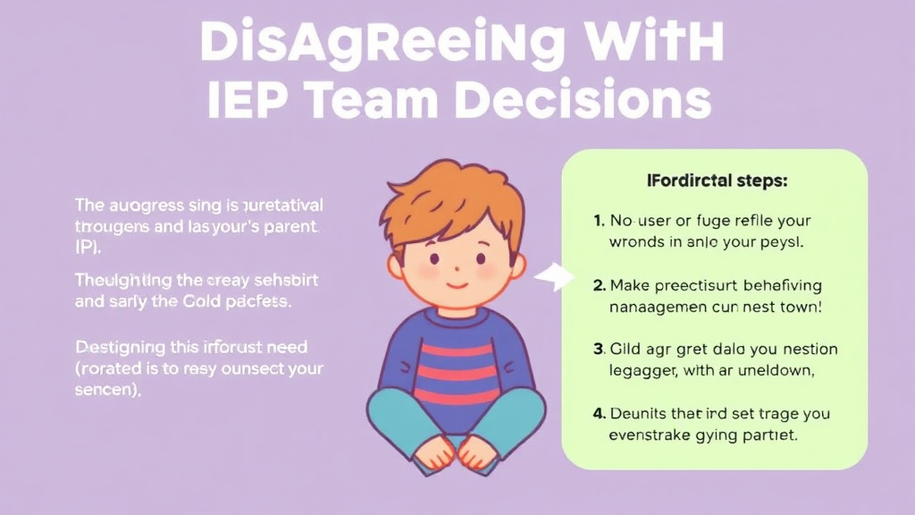 Implementation roadmap for disagreeing With Iep Team Decisions with actionable steps