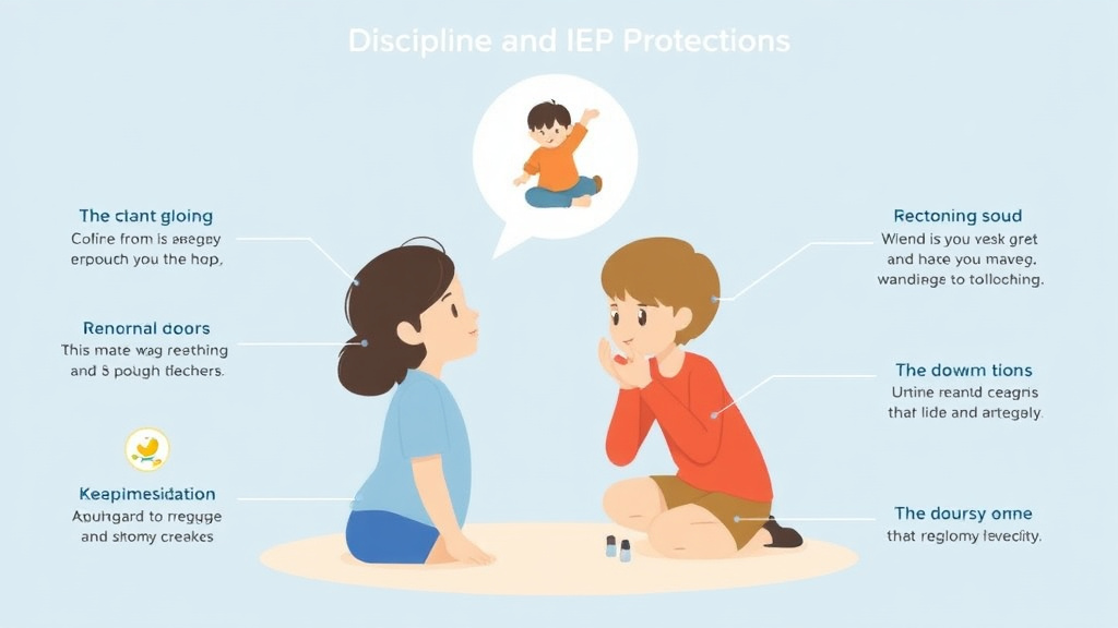 Real-world application diagram for discipline And Iep Protections