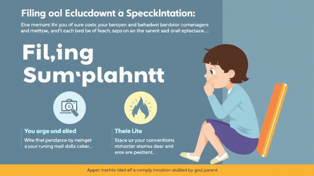Step-by-step visual guide for implementing filing Ocr Complaint Special Education